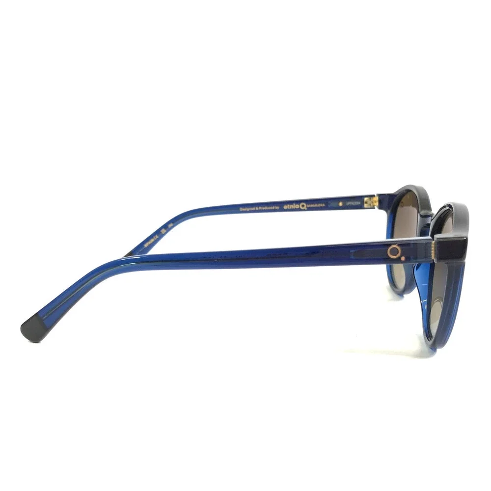 Etnia Barcelona Sunglasses AVINYON 3 DBBR Dark Blue Brown Frames w/ Brown Lenses